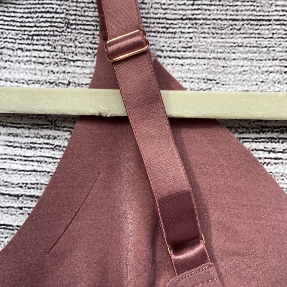 PINK Victoria’s Secret mauve pink seamless unlined bralette size large - Picture 4 of 11